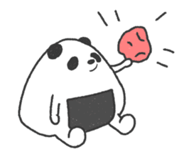 Onigiri(Rice ball) Panda sticker #12840247