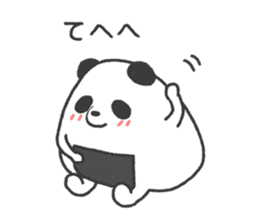 Onigiri(Rice ball) Panda sticker #12840252