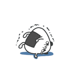 Onigiri(Rice ball) Panda sticker #12840275