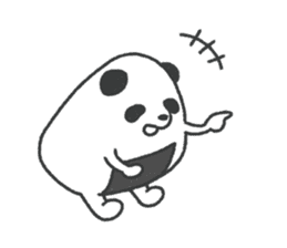 Onigiri(Rice ball) Panda sticker #12840281