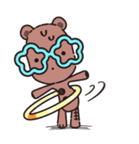 Animated Vanyui Teddy Bear Superhero sticker #12840332