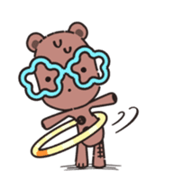 Animated Vanyui Teddy Bear Superhero sticker #12840332