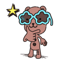 Animated Vanyui Teddy Bear Superhero sticker #12840333