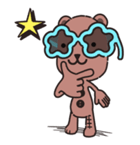 Animated Vanyui Teddy Bear Superhero sticker #12840333