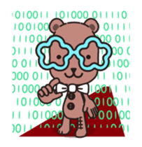 Animated Vanyui Teddy Bear Superhero sticker #12840349