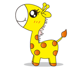 Lion&Giraffe sticker #12840385