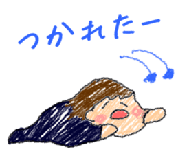 Conversation of a couple sticker #12840476