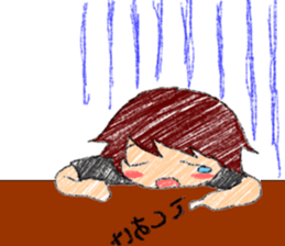 Conversation of a couple sticker #12840495