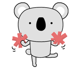 Four cute animals sticker #12840713