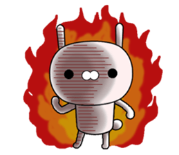 Four cute animals sticker #12840722