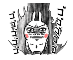 Dramatic Changing Rabbit sticker #12841140