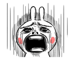 Dramatic Changing Rabbit sticker #12841154