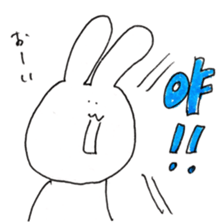 rabbit Korean Sticker. sticker #12841170