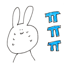 rabbit Korean Sticker. sticker #12841188