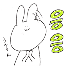 rabbit Korean Sticker. sticker #12841192