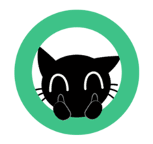 Black Cat Animated sticker #12841786