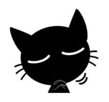Black Cat Animated sticker #12841788