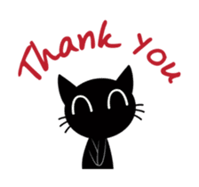 Black Cat Animated sticker #12841796