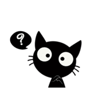 Black Cat Animated sticker #12841797