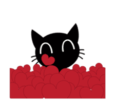 Black Cat Animated sticker #12841805