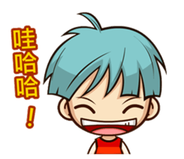 dai gua chuan chuan ku ku feng sticker #12842844