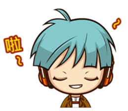 dai gua chuan chuan ku ku feng sticker #12842853