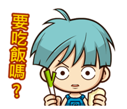 dai gua chuan chuan ku ku feng sticker #12842866