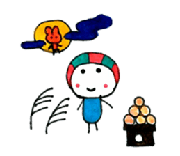 Marukara-chan2 sticker #12843087