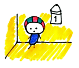 Marukara-chan2 sticker #12843093