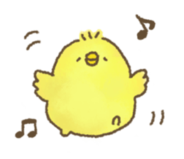 watercolor style Piyotama sticker sticker #12843200