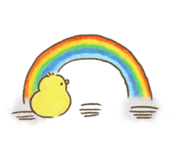 watercolor style Piyotama sticker sticker #12843209