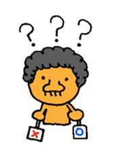 afro player sticker #12843487