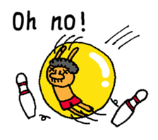 afro player sticker #12843491