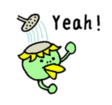 afro player sticker #12843503