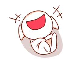 Jacob the White Puppy sticker #12843841