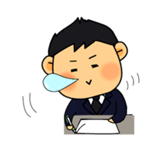 Moving Funeral Director Mr.Mameo sticker #12844369