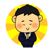 Moving Funeral Director Mr.Mameo sticker #12844373