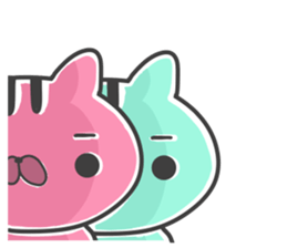 twin squirrels sticker #12844478