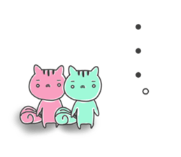 twin squirrels sticker #12844480