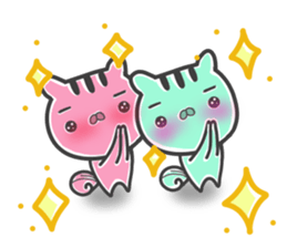 twin squirrels sticker #12844491