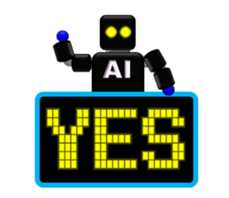 artificial intelligence sticker #12844946