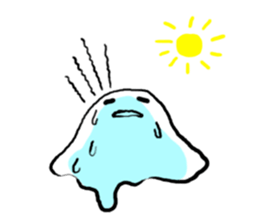 friendly ice cream sticker #12845149