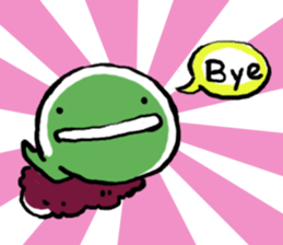 friendly ice cream sticker #12845157