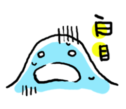 friendly ice cream sticker #12845159