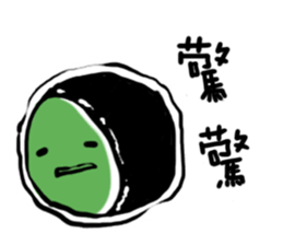 friendly ice cream sticker #12845181