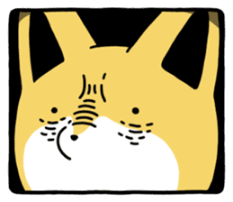 Raccoon dog & Fox 2 sticker #12846389