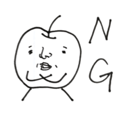 a word of vegetables and fruit sticker #12847287