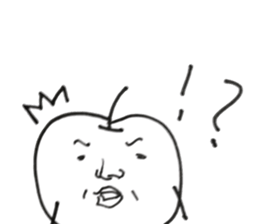 a word of vegetables and fruit sticker #12847296