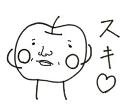 a word of vegetables and fruit sticker #12847302