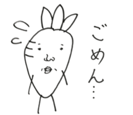 a word of vegetables and fruit sticker #12847309